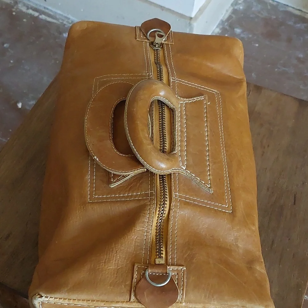 Vintage Suede Leather Carriel Yidi Zipper Camera Bag/Satchel *FINAL PRICE* ♡♡ - Picture 6 of 16